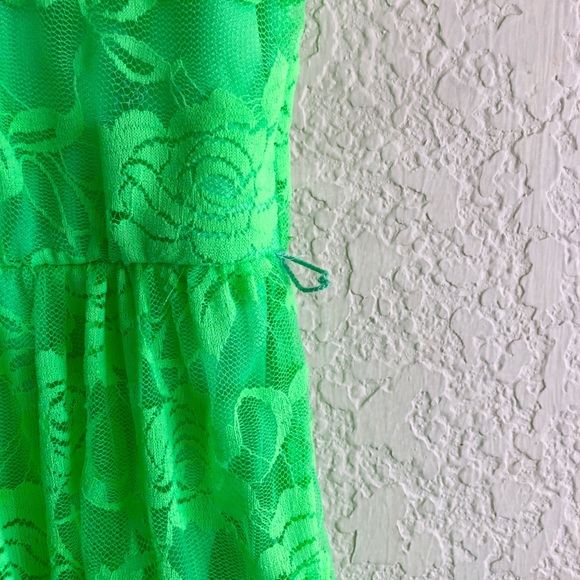 Delia’s Spring Green Floral Sleeveless Dress - Picture 4 of 4